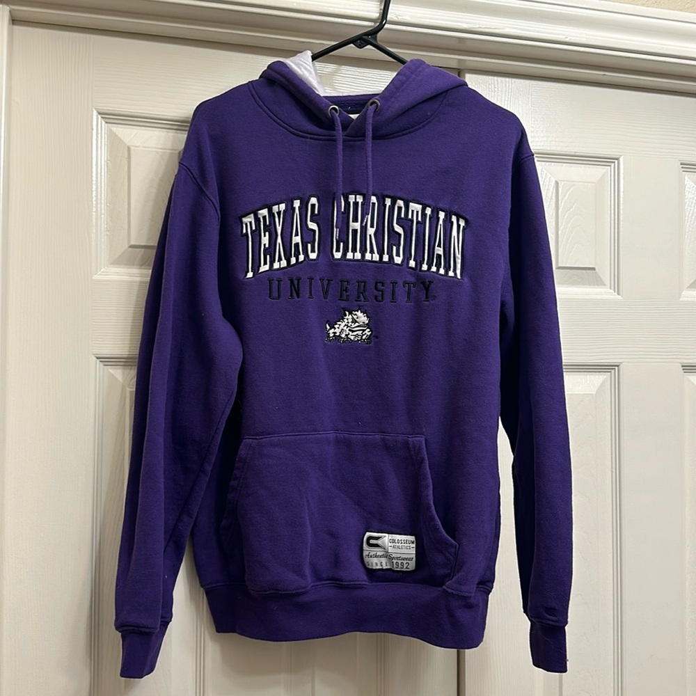 TCU hoodie size medium. Worn once